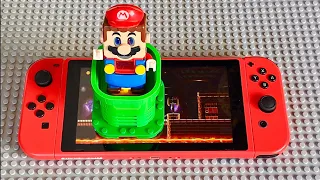 Lego Mario tries to save Peach from Bowser's castle on Nintendo Switch  Will he succeed? #legomario