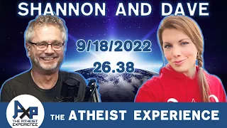 The Atheist Experience 26.38 with Shannon Q and Dave Warnock