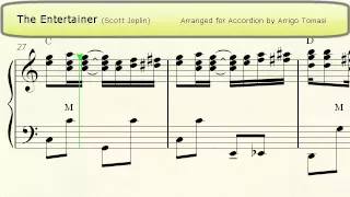 The Entertainer (Scott Joplin) - Accordion Sheet Music