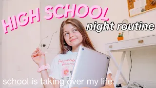 my REAL online school night routine 2020 (highschool)