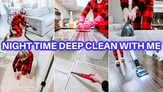 🌙NIGHT TIME DEEP CLEAN WITH ME | AFTER DARK SPEED CLEANING MOTIVATION | HOMEMAKER | JAMIE'S JOURNEY