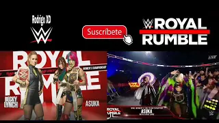 Becky Lynch Vs Asuka Campeonato Femenino de Raw