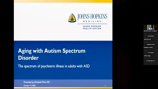 Johns Hopkins Psychiatry Grand Rounds – Elizabeth Wise, M.D.