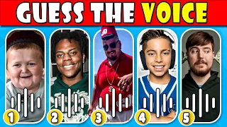 Guess The Voice of Your Favorite TikTokers⭐😁  |  MrBeast, Royalty Family, Skibidi Dom Dom Yes Yes