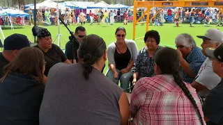 Steiger Butte Singers - Grand Entry @ Klamath Tribes Restoration Celebration 2018