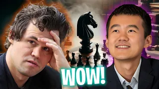 Ding Liren tem CAVALO A MAIS contra Magnus Carlsen! Grenke Chess 2024