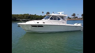 Walk-Through of 2018 Pursuit OS 355 by Todd Cook with Quality Boats