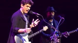 Moving On and Getting Over (live) - John Mayer 4/9/2017 Boston, MA (New PRS Guitar)