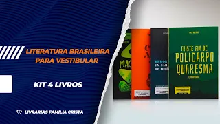 Kit 4 Livros | Para Vestibular / Literatura Brasileira - Livrarias Família Cristã