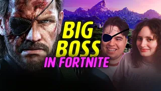 BIG BOSS INFILTRATES FORTNITE - MGSV THIS IS WHAT 300 PLUS HOURS LOOKS LIKE METAL GEAR SOLID REMAKE