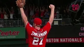 Steven Souza Jr. dives to seal Jordan Zimmermann's no-hitter