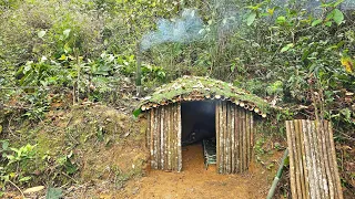 Build survival shelters in bushes,underground huts,grass roofs and fireplaces, grill fish and shrimp