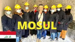 MOSUL IRAQ : Recovery after ISIS , The devastation and the rebuilding اسكتلندية تمشي في أنقاض الموصل