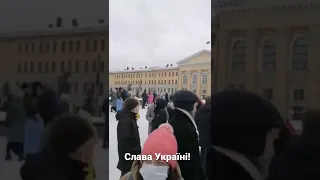 Томск вышел на митинг против войны с Украиной 🇺🇦 молодцы !