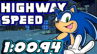 SRB2 - OLDC 2022 Round 2 - Speed Highway w/ Advance Sonic - 1:00.94