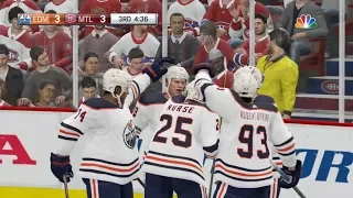 NHL 19 - Edmonton Oilers Vs Montreal Canadiens Gameplay - NHL Season Match Feb 3, 2019