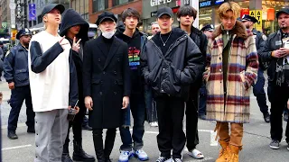 BTS New York Times Square 191231 방탄소년단 │ rehearsing Concert New Year 2020