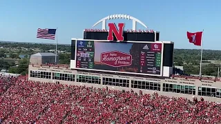 Nebraska Husker Football vs North Dakota Fighting Hawks 9/3/2022 Jerry Murtaugh