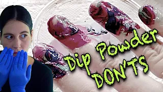 Dip Powder Common Mistakes. ENG