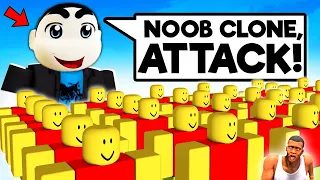 Unlocked Monster ARMY | BIGGEST LVL 99999 CLONE ARMY of CHOP FRANKLIN in ROBLOX TYCOON | AMAAN-T