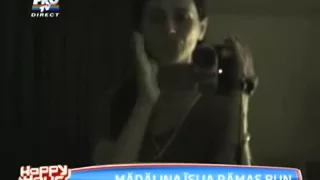 Madalina Manole s-a filmat în oglinda  inainte sa plece dintre noi