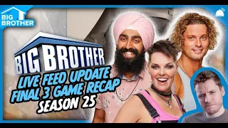 BB25 Final 3 Game Recap