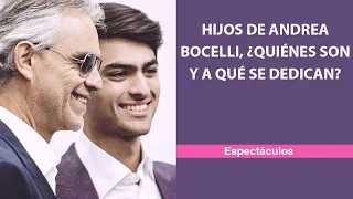 Hijos de Andrea Bocelli, ¿quiénes son y a qué se dedican?