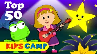 5 Little Speckled Frogs  + More Nursery Rhymes And Kids Songs by KidsCamp | Top 50