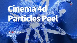 How to make Particles Peel in cinema4d#cinema4d #xparticles