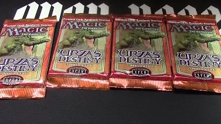 MTG 4 Boosters of Urza's Destiny opened Magic the Gathering! Openboosters