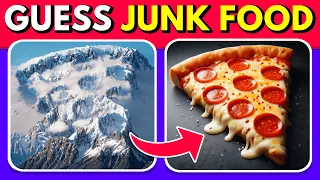 Guess the Hidden Junk Food by ILLUSIONS 🍟🍔🍕 Easy, Medium, Hard levels Quiz