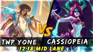 TheWanderingPro - Yone vs Cassiopeia MID Patch 12.18 - Yone Gameplay