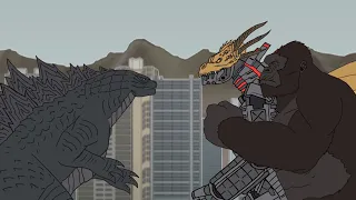 Godzilla, Kong vs Mechagodzilla - Part 2 | Animation