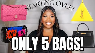 DESIGNER BAGS WORTH BUYING! STARTING OVER WITH 5 LUXURY BAGS |POCKETSANDBOWS