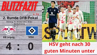 Scholle's Blitzfazit zum Spiel | RB Leipzig 4:0 HSV | 2. Runde DFB-Pokal 2022/2023 | #073