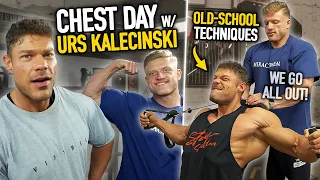 CHEST DAY with @UrsKalecinski - 20 Days Out From The ARNOLD CLASSIC
