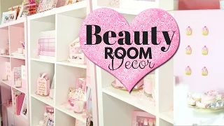 Beauty Room Decor♥ How i Style My Wall Shelves! - SLMissGlam♥♥