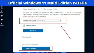 How To Download Official Windows 11 Multi Edition ISO File (Stable) From Microsoft Website