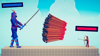 GIANT SAMURAI vs EVERY GOD UNIT - Totally Accurate Battle Simulator TABS