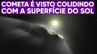 Cometa é registrado em colisão com o Sol