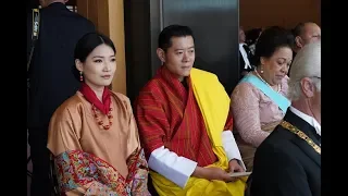 King and Queen of Bhutan- Attended crowning ceremony of Japanese Emperor