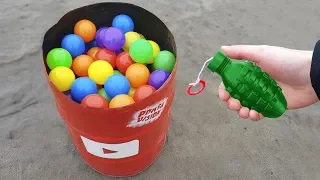 Experiment: Firecracker Vs Balloons