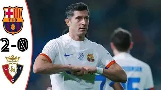 Barcelona vs Osasuna 2-0| All Goals & Highlights 2024 HD