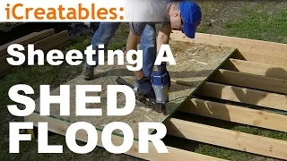 How To Build A Shed - Part 3 - Install Floor Sheeting