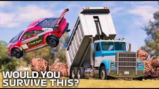 Would you Survive this Racing Crash? #6 | BeamNG.Drive