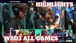 LEC W8D3 All Games Highlights | Week 8 Day 3 S12 LEC Summer 2022