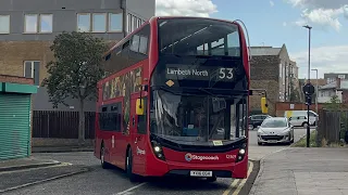 FRV. Stagecoach London Route 53. Plumstead Station - Lambeth North. Enviro400 H MMC 12369 (YX16 OGH)