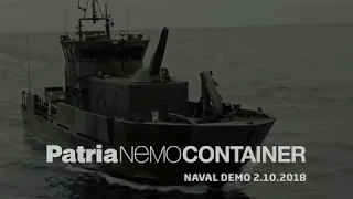 Patria Nemo Container - Naval Demo 2.10.2018