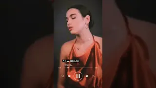 DUA LIPA _ NEW RULES ACOUSTIC VERSION #DUALIPA #newruleslyricsdualipa #newrules #shorts #foryou