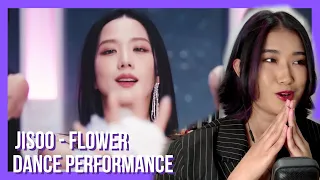 JISOO - ‘꽃(FLOWER)’ DANCE PERFORMANCE Reaction | Lady Rei